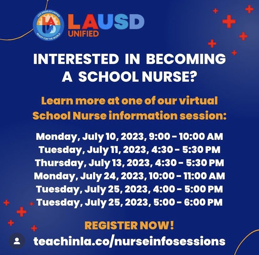 LAUSD Nursing (@lausdnursing) on Twitter photo 