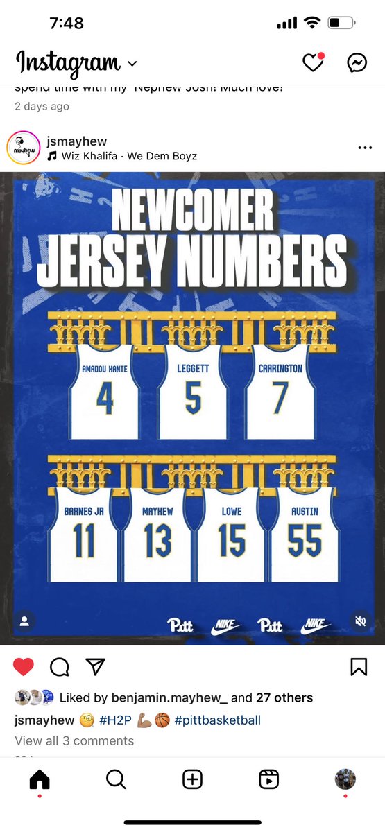 <a href="/RaceMayhew/">benjamin.</a> I see you!!! One of FCAA’s Original Members will be rocking a Pitt Jersey next season as a walk on!!! Propel Braddock Hills All Time leading scorers!!! We can’t be more proud of the kid!!!