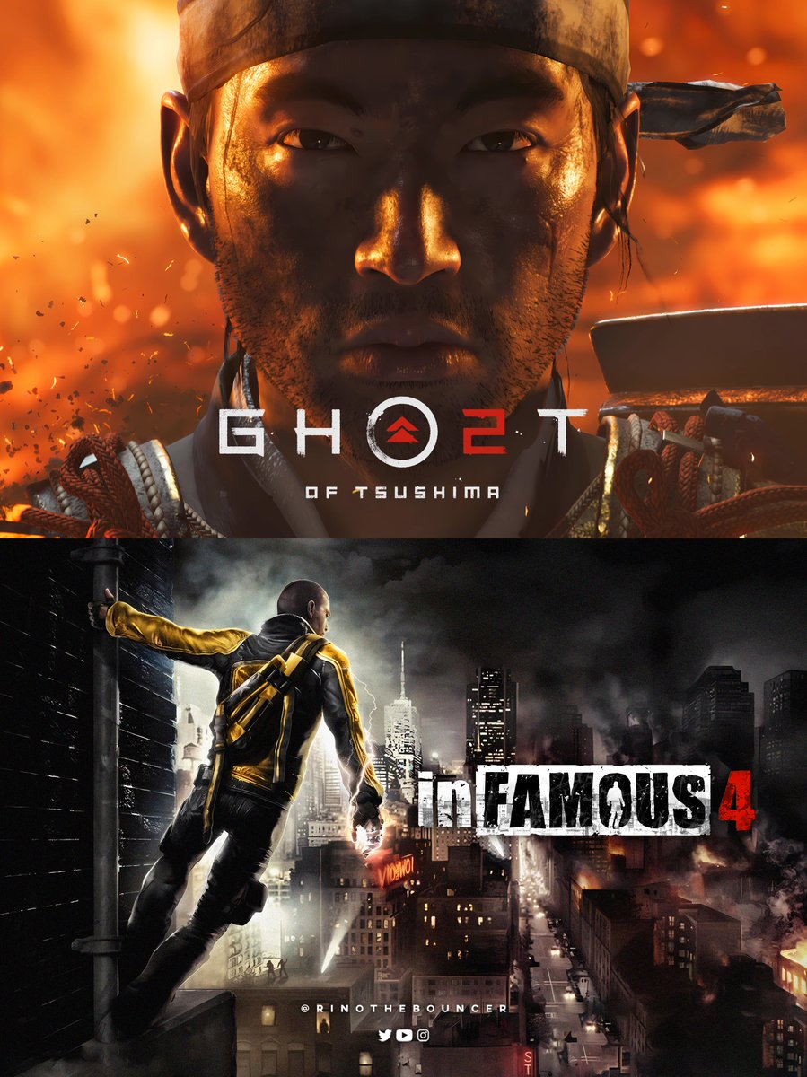 RinoTheBouncer's tweet photo. You can have a sequel to one of those amazing @SuckerPunchProd games🚀

✅Ghost of Tsushima 2
✅inFAMOUS 4

Which one would it be?😎 #PS5 #PlayStation #Gaming https://t.co/d3u6izNYhG