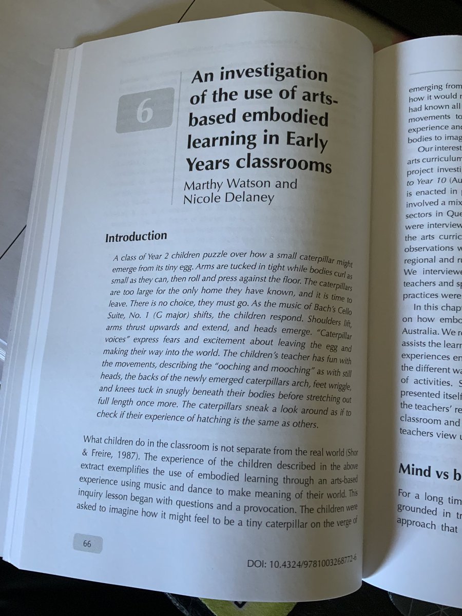Marthy_Watson's tweet image. Our latest article on #Kinaesthetic Learning in the classroom. It highlights the importance of #embodied learning in the classroom and how the arts can play a vital role in student engagement.
#thearts #kinaesteticlearning #primaryschool