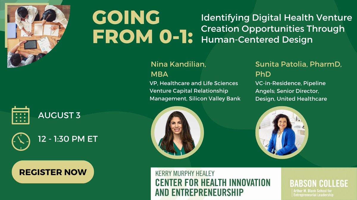 BabsonKMHCenter's tweet photo. Starting your own #Healthcare Venture? Building successful #DigitalHealth #Startups requires understanding key players + stakeholders in the ecosystem.

Register for the third #HealthEntrepreneurship online course &amp; discover proven best practices! https://t.co/QCE71YSgHt https://t.co/xE1dsyZkqo