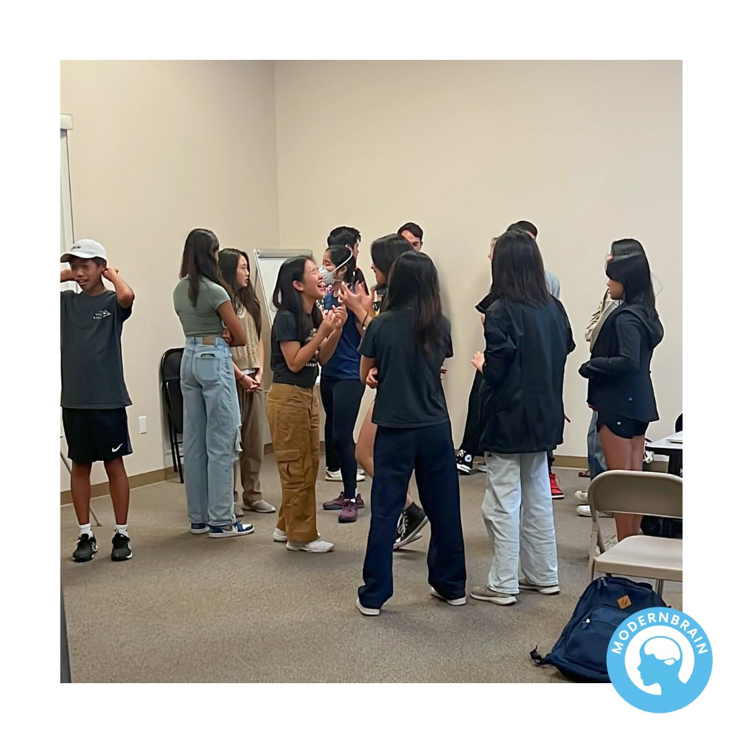 modernbrain's tweet photo. Our Summer Nationals Team uses icebreakers to get to know each other! What's your favorite icebreaker activity? ⭐
.
.
.
#modernbrain #speech #debate #speechanddebate #publicspeaking #speechanddebatememes https://t.co/x9glOwKqAV