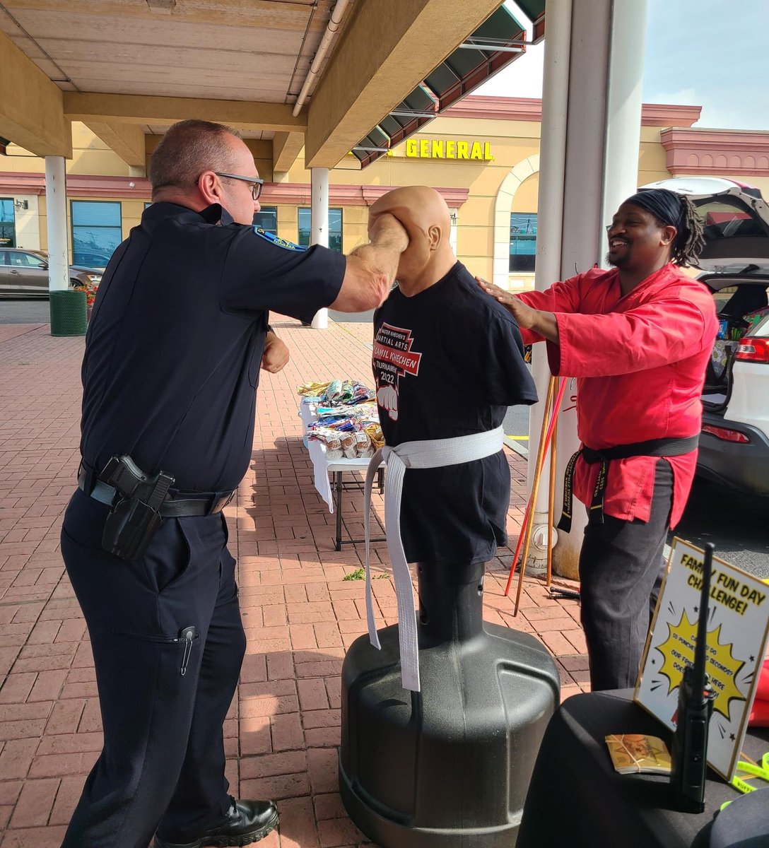 SheriffCar70's tweet photo. A little competition at the Niagara Falls City Market today.  I think I did pretty good. Feel free to leave a caption for the photo! https://t.co/9dCQ7mvVwb