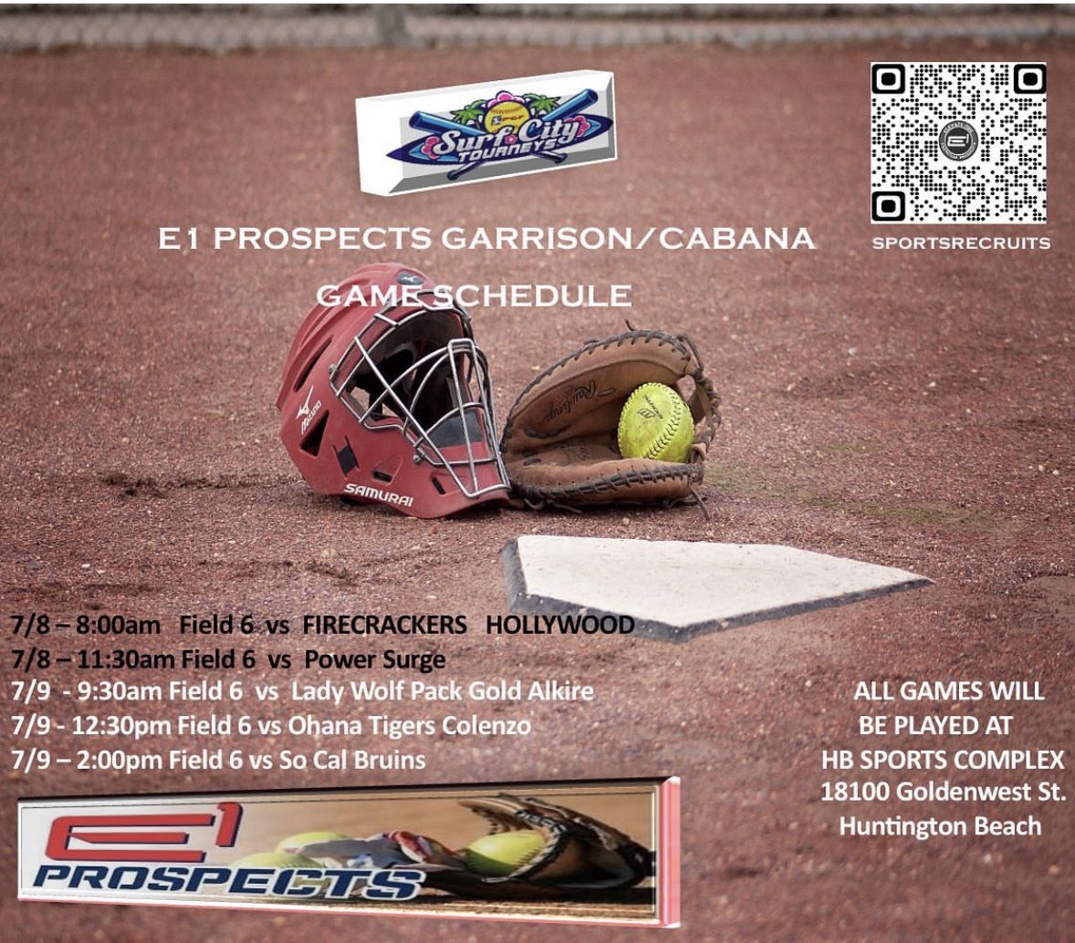 Our game schedule for this weekend at the surf city showcase #collegecoaches
#uncommited2024’s/25’s