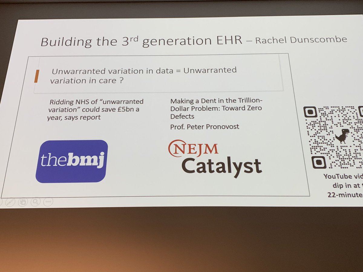 One of the reasons we do what we do in Standards and why we need better interoperability-“unwarranted variation in data = unwarranted variation in care” @omowizard #MedInfo <a href="/Flinders/">Flinders University</a> <a href="/FlindersFDHRC/">Flinders Digital Health Research Centre</a>