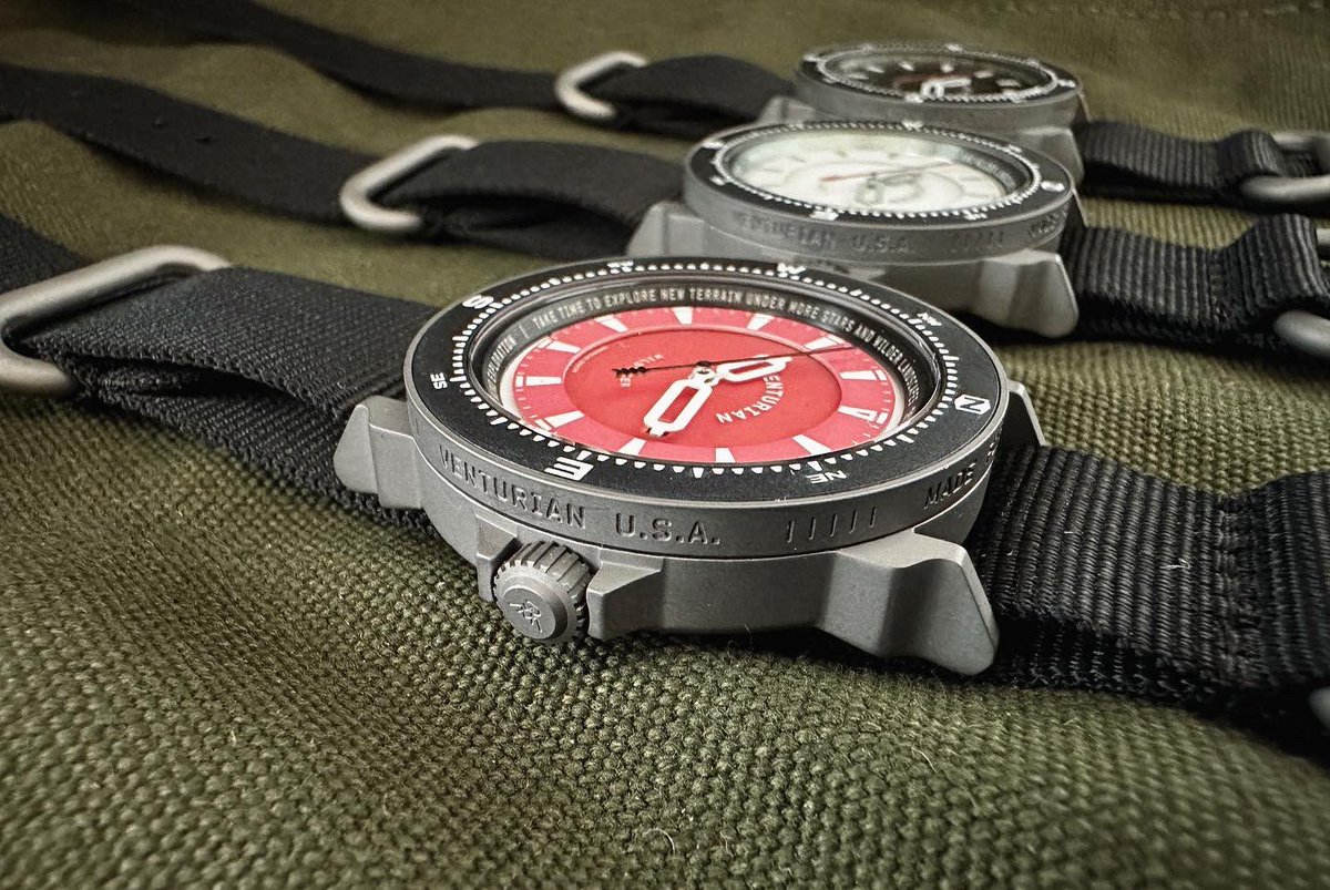 venturianusa's tweet photo. ⚡️BIG DAY at Venturian⚡️
The 38MM solar titanium Wildsider has arrived and is ready to ship worldwide. A massive thank you to our Kickstarter backers! watch #toolwatch #edc #adventuretime #watches #madeforadventure #adventure #exploration #explorer #wildsider #traveler https://t.co/5LUMNrmtPa
