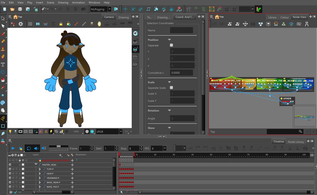 KayleeOriginals's tweet photo. The inner works on the next puppet I'm working on, Soda!🥤🥤🥤
She's going to have a lot of quirky things going on with her rig since I'm using her to learn master controllers!

#2dpuppetanimation #2dpuppet #soda #food #drink #2dpuppetrig #toonboomharmony #oc https://t.co/g7RpXAQfFd