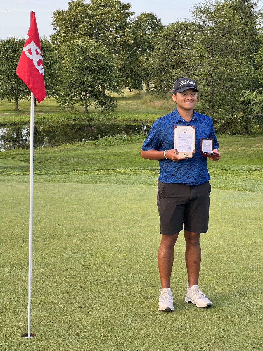 Congrats to Lorenzo Pinili as he qualified for the US amateur championship to be held in New Jersey- August 14-20, 2023

Round 1- in the morning shot 70- 1 under

Round 2- in the afternoon- shot 64- front side- score of 29

He was medalist. Qualified at MSU west course today