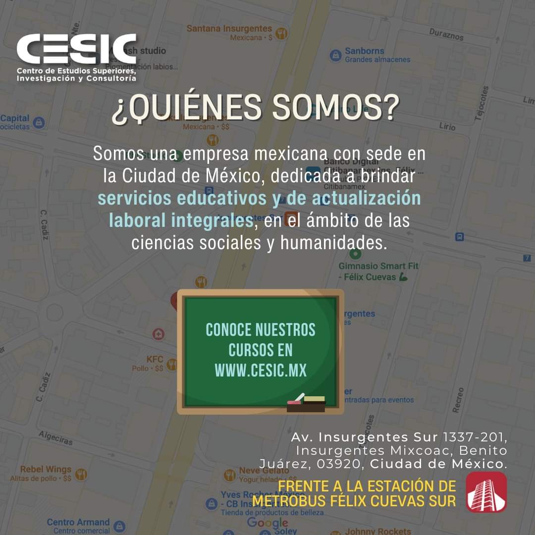 cesic_mx's tweet photo. ¡Entérate de todo lo que puedes hacer cerca de nuestras instalaciones!

Sabemos que mientras te capacitas y aprendes debes de descansar y distraerte, es por ello que contamos con una ubicación estratégica para tu mayor comodidad. https://t.co/VbEmBvHz2k