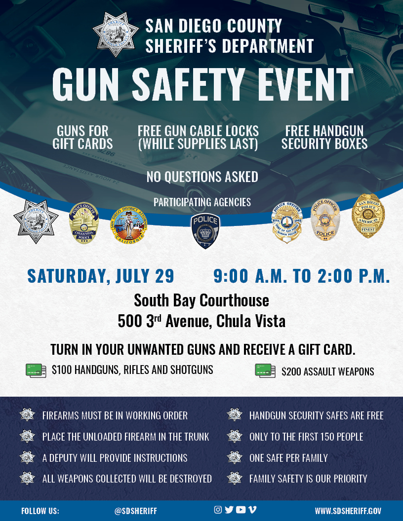 San Diego Sheriff on Twitter "ICYMI Join SDSheriff and our law