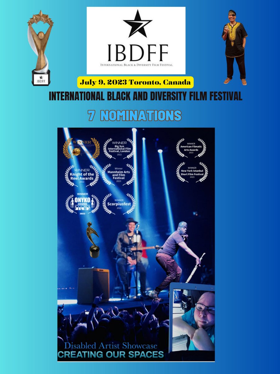 ArtMagRadio's tweet photo. Disabled Artist Showcase: Creating Our Spaces Screening @ibdffestival #disabled #filmmaker #canada #ibdff2023 #disabled #filmmaker #disabilities #Toronto #documentary #sma #raredisease #rarediseases
@genentech #sma
@DisorderRare
#Spaces #rarediseases
@tylerperry
@TPstudios https://t.co/g0fuJWoDmc