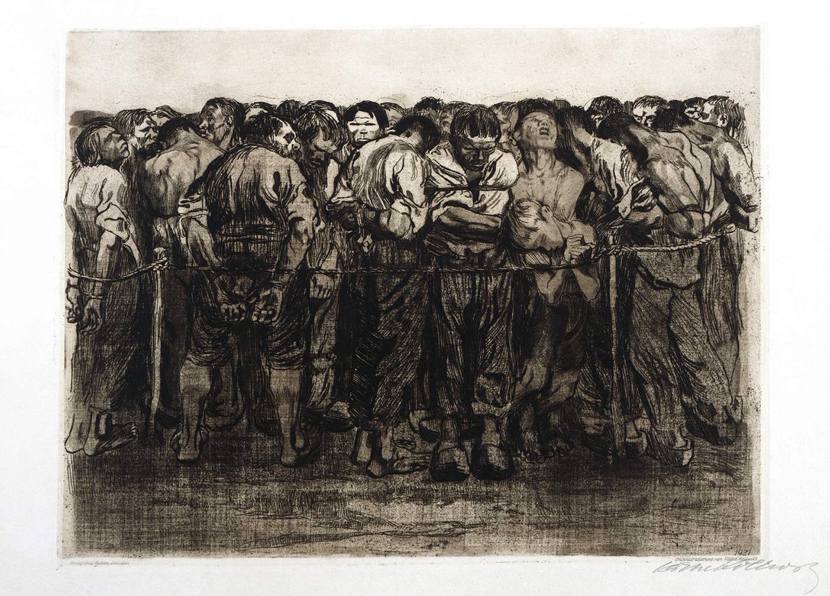 🎨 #KatheKollwitz, German print maker, was #BOTD 8 July 1867. #Art