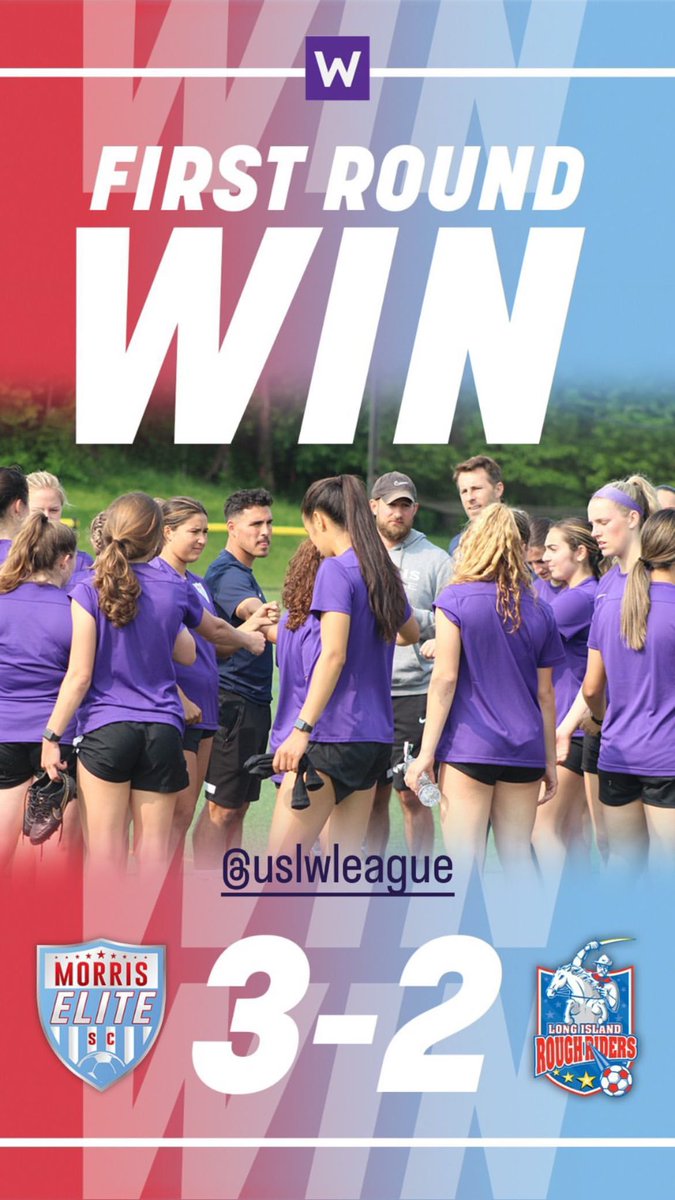 VB10's tweet photo. @morriselite with a brilliant 3-2 come from behind win to advance to the @USLWLeague quarterfinal!!! So proud of this special group of players and coaches! Let’s continue to dream big and write history!  
DREAM BIG https://t.co/lvbCba0yFH