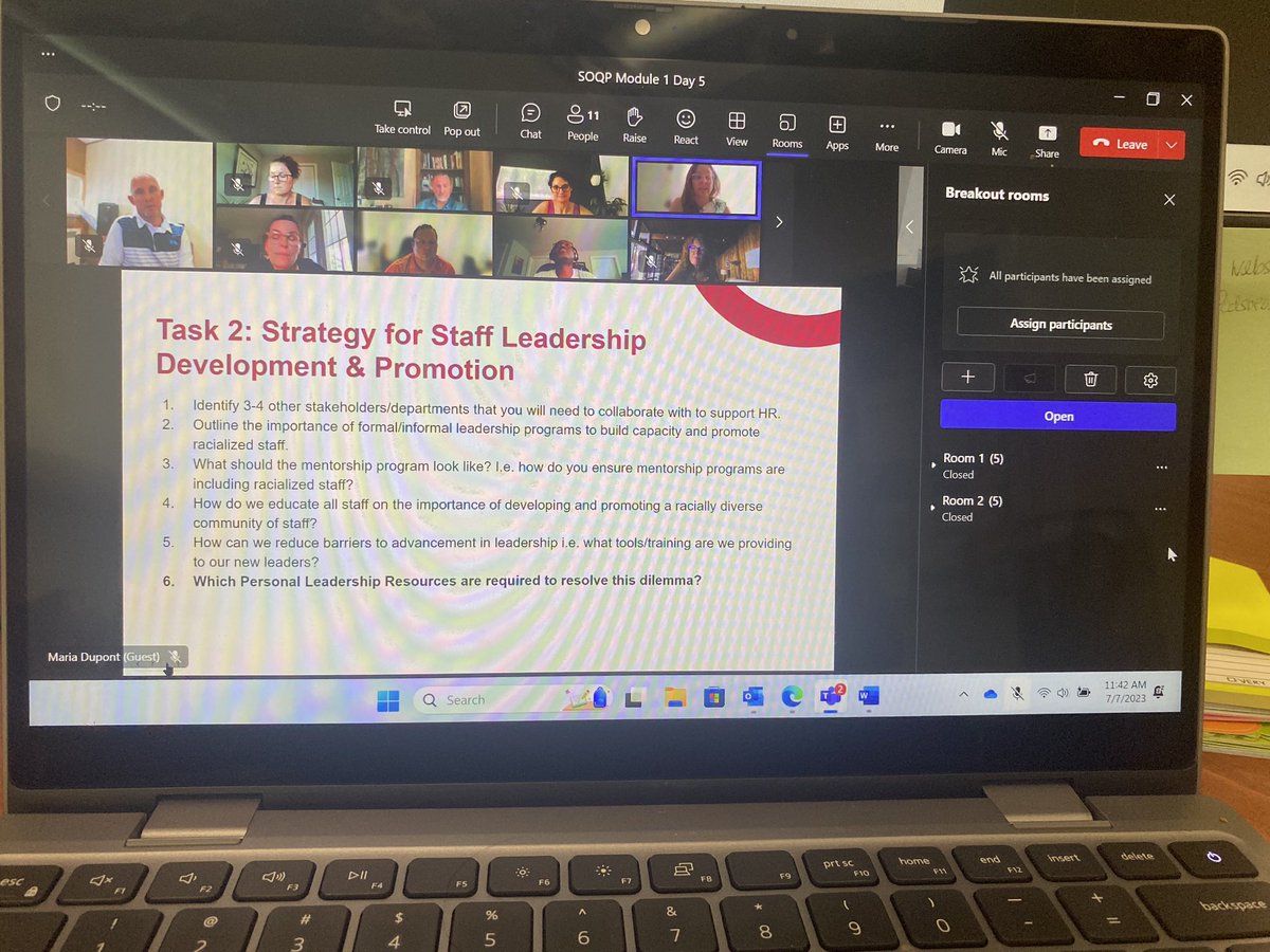 Today’s online session marked the last day of our @eostaffdevnet SOQP Module 1. The lessons learned in this course, with these wonderful leaders, will stay with me throughout my journey in educational leadership. ❤️