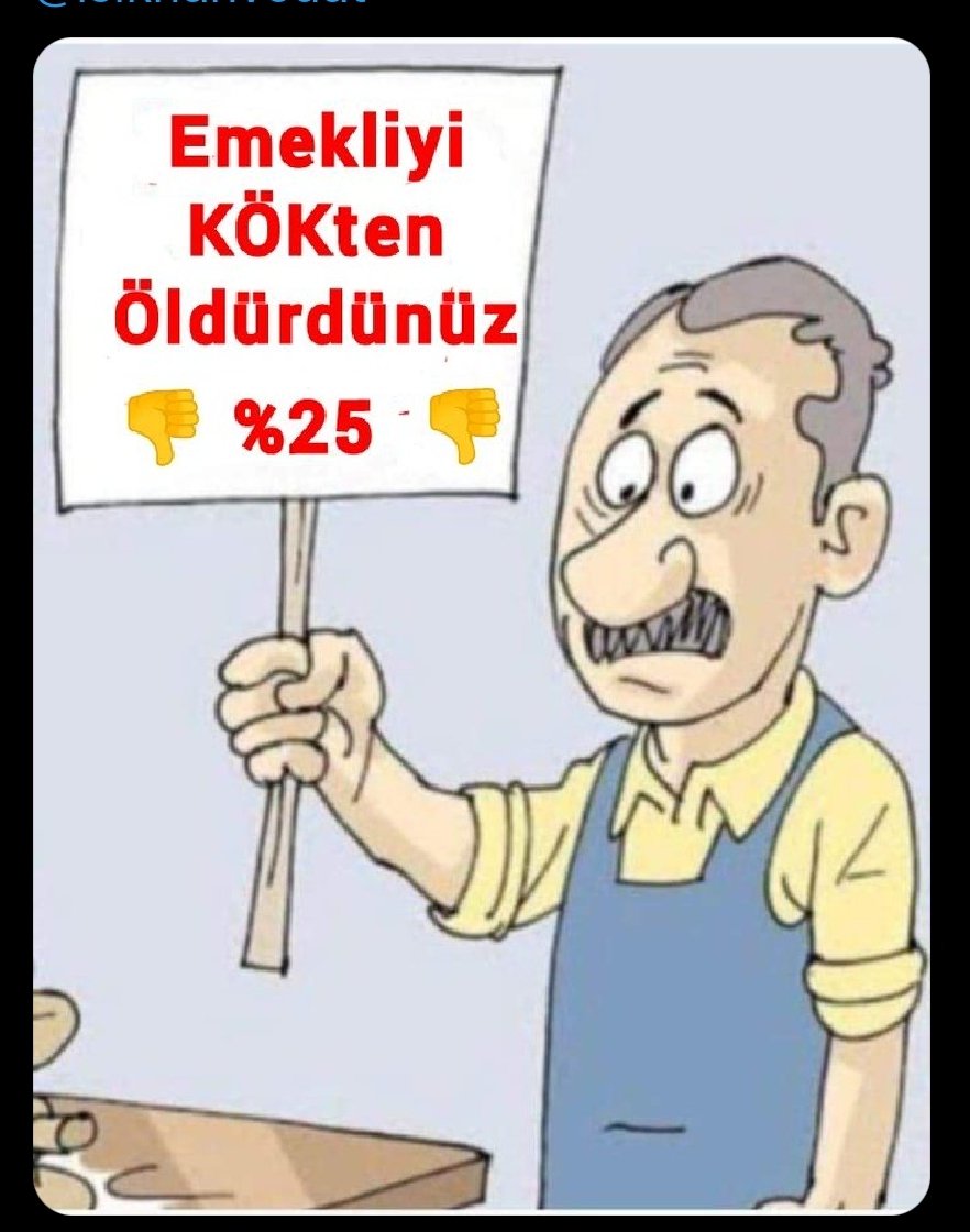 Emekliye Yüzde 25  bu ne ya dalgamı geçiyorsunuz.....

#EmekliyiKÖKtenÖldürdünüz
#EmekliNasılGeçinsin