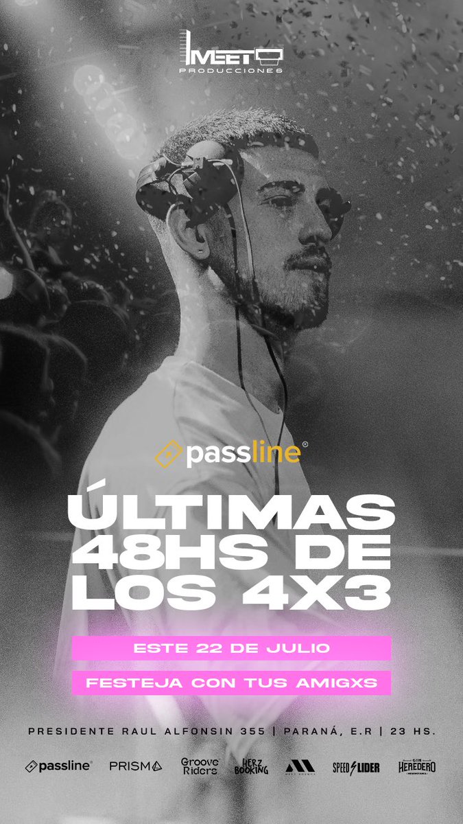 meetprods's tweet photo. ÚLTIMOS 4X3 Y NOS VEMOS EN LA PISTA 🤩🔥 https://t.co/2RhbYQcWS9