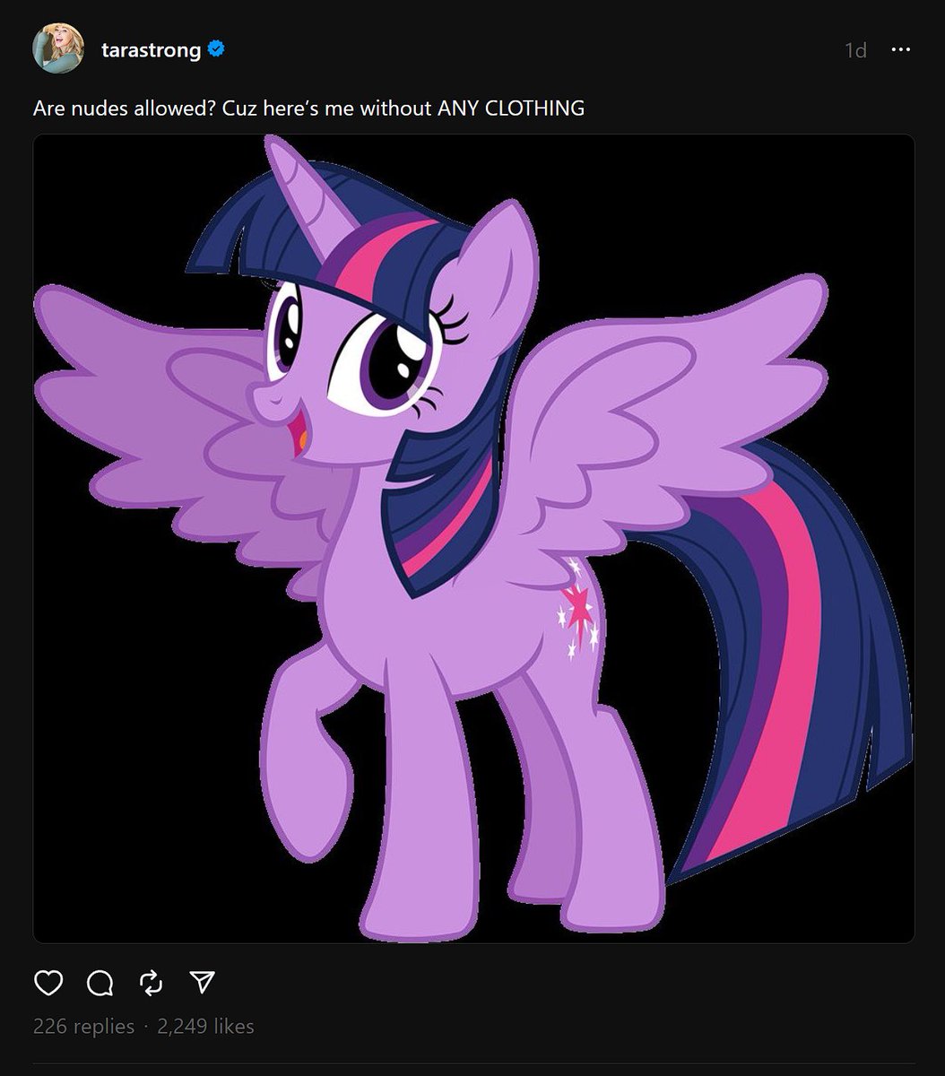 CrazyMLPMoments's tweet photo. (2023)

(Submitted by @g5mlp) https://t.co/O4UOgSsPoK