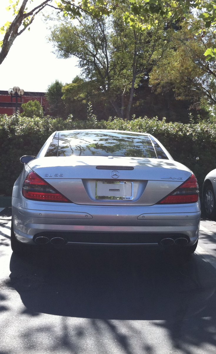 13 years ago today I took a picture of a car with no license plate in a Cupertino office parking lot