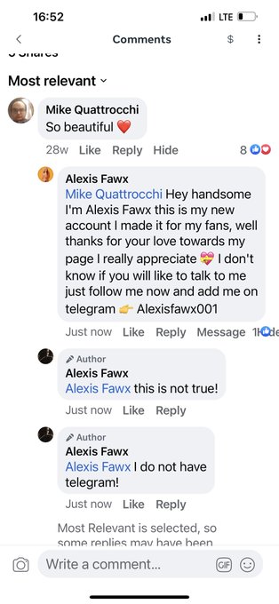 Not me &hellip; not my telegram https://t.co/ss8i7YCj4m