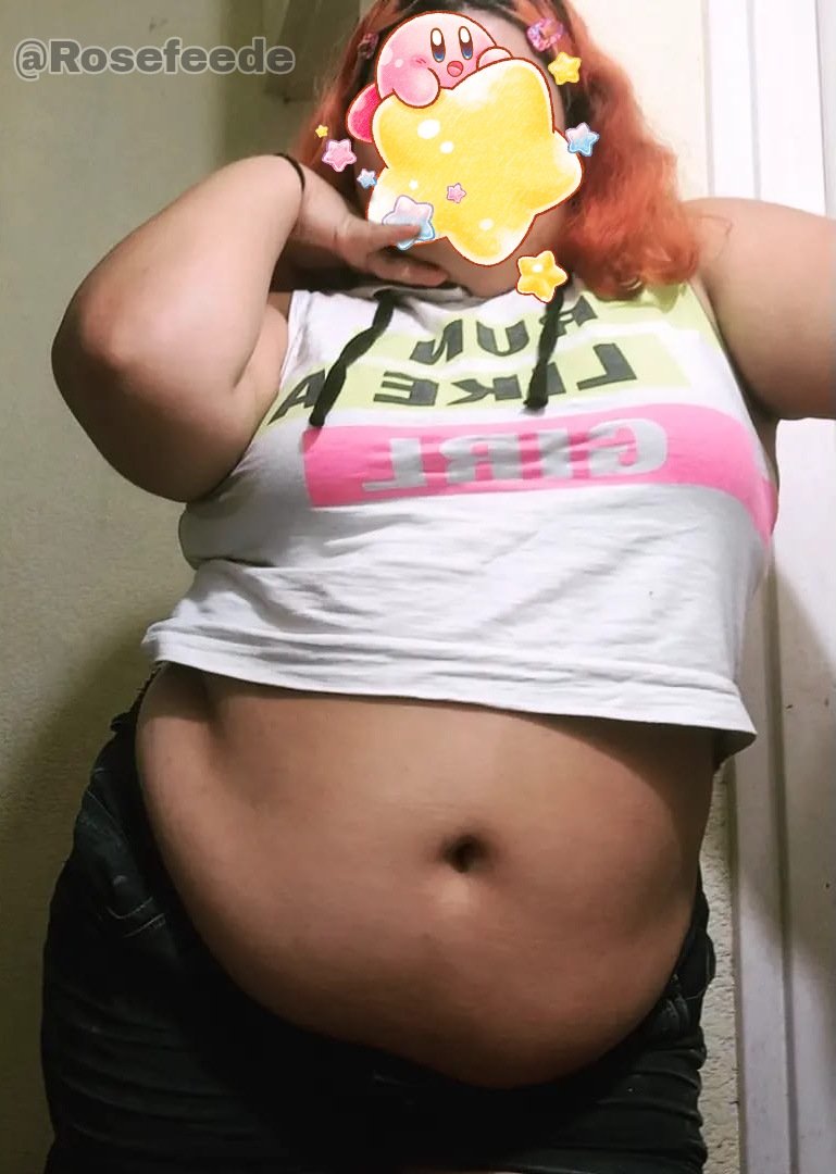 Rosefeeder's tweet photo. It's belly time my followers!!!!

I also sell personalized content better than these photos, send me a message to my DM uwu 💖

#Feederism #Feeder #feederism #feede #federismo #belly_kink #bellystuffing #fatgirl #bellyplay #bbwmodel #bbw #sexy #caldodepollo https://t.co/xB4SgYUdnX