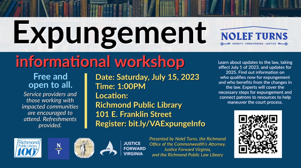 Justice Forward VA on Twitter "Join us—Saturday, July 15, 2023at
