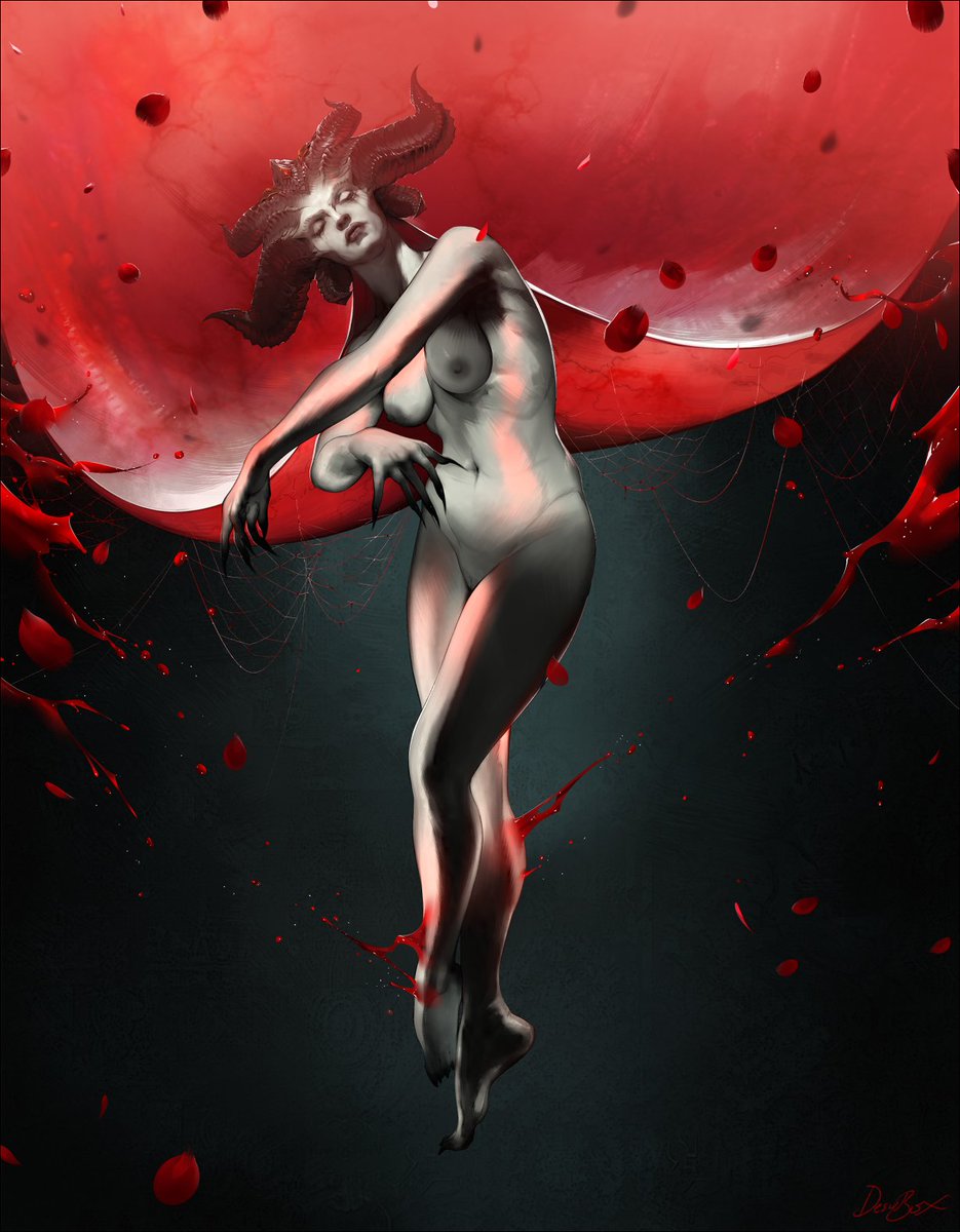desu_box's tweet photo. Here is some Lilith fanart. Now I return to the shadows. 

#DesuBox #DiabloFanArt #diablo4lilith #gothic https://t.co/IyEiLFhLHn