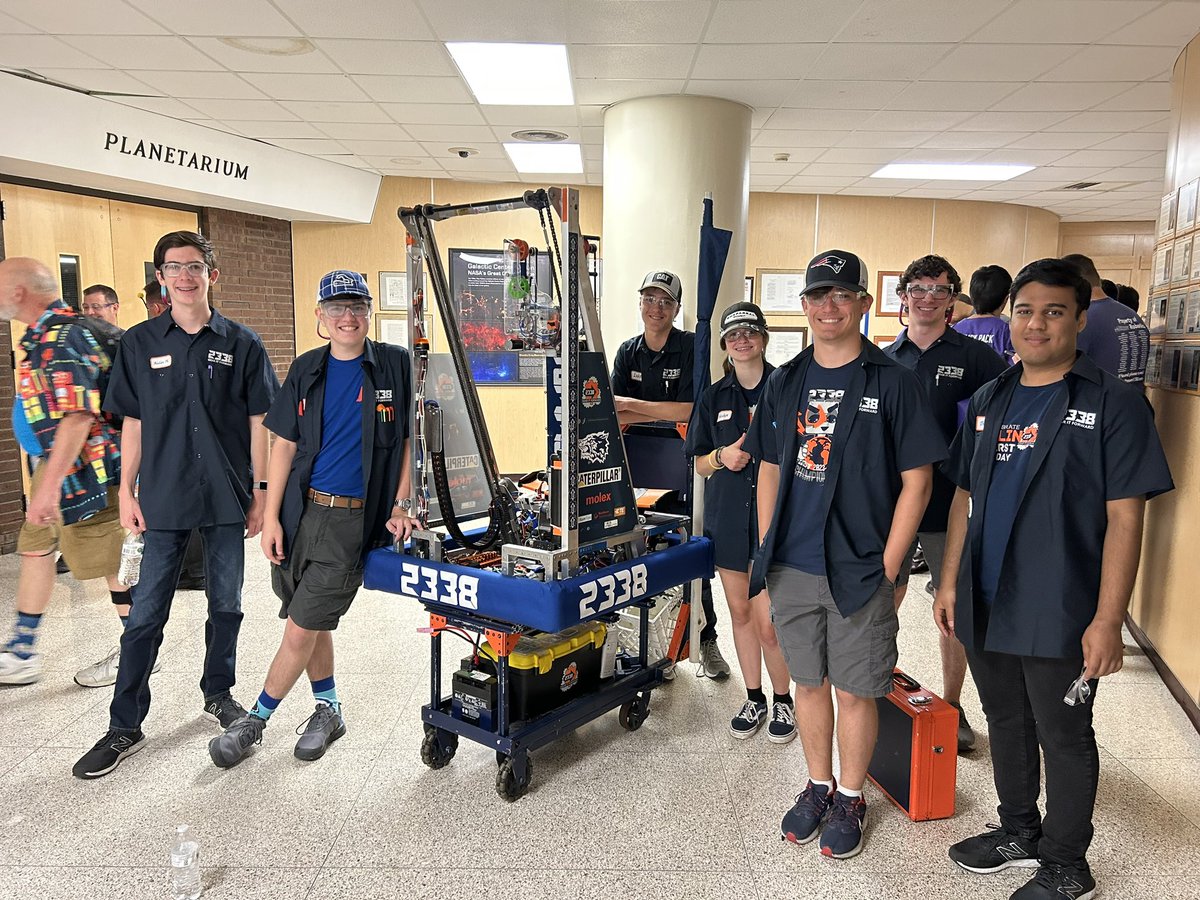 FIRST2338's tweet photo. Day 1 at IRI was a blast! Ending the day with an amazing win landed us with a great ranking of 22!!
We are ready for another great day to come!
23!
38!
#firstisforeveryone https://t.co/gVjo0a7Qxe