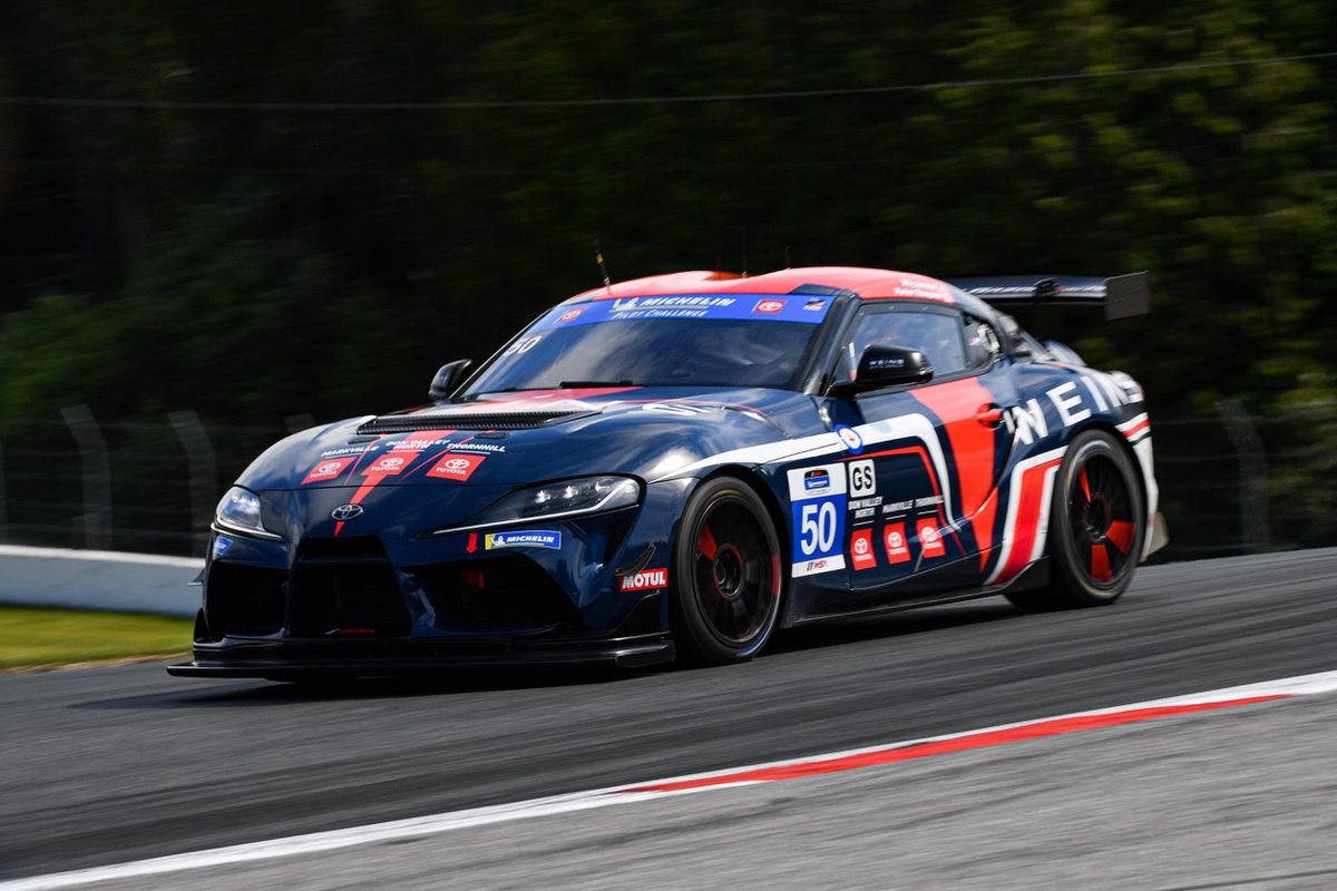 HattoriMTSP's tweet photo. A few of our favorite 📸 from practice day @CTMPOfficial 

#ToyotaGAZOORacing #WeinsAutoGroup https://t.co/QzWMndZDkI