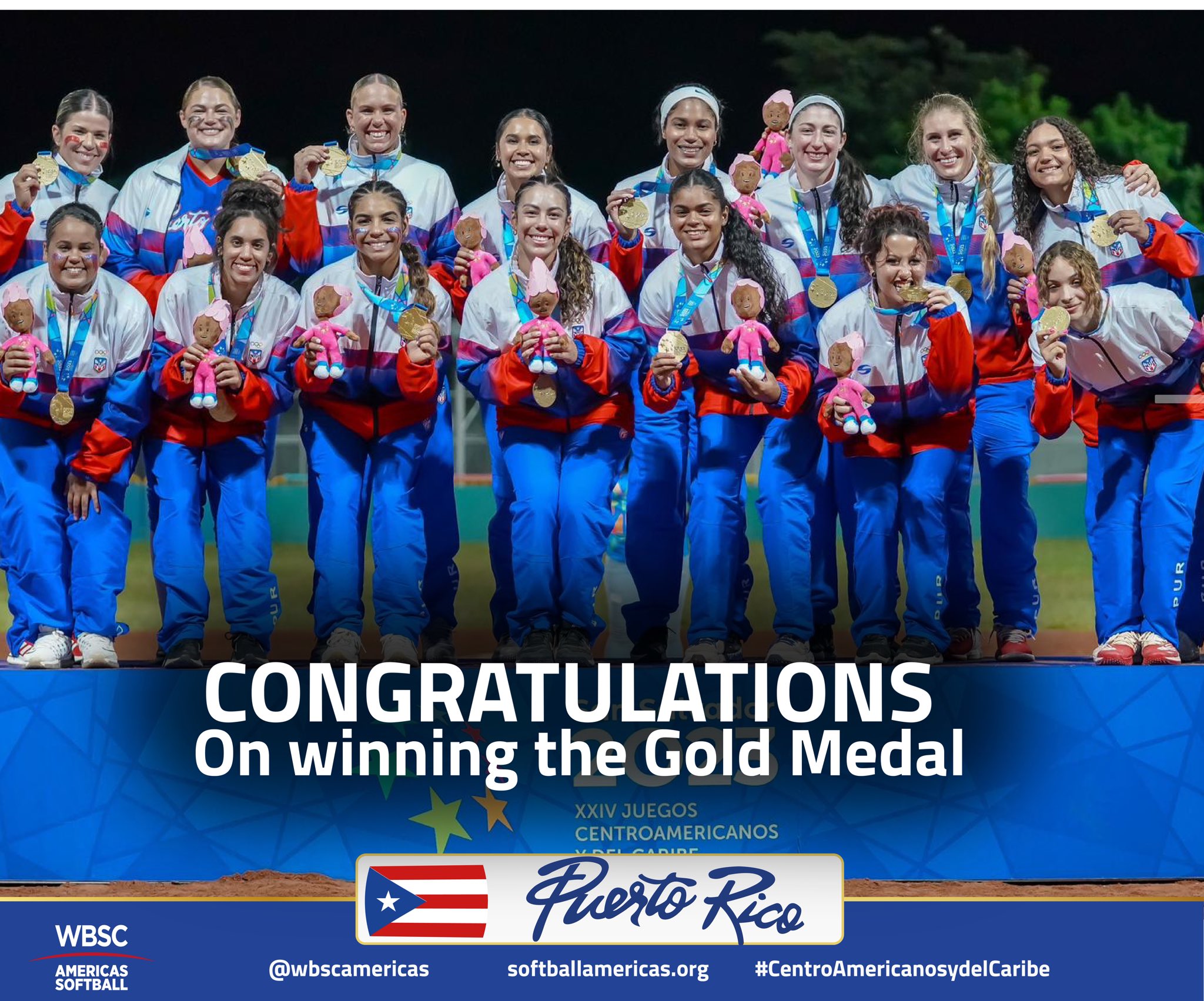 SOFTBALL AMERICAS on Twitter "🥇 PUERTO RICO 🇵🇷 Congratulations on