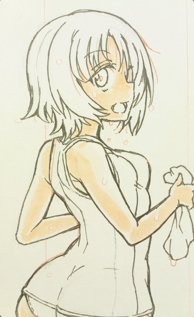 「アッリーナ! 帰ったら塗るます」|なべゆ@C102(土)東34a🧊のイラスト
