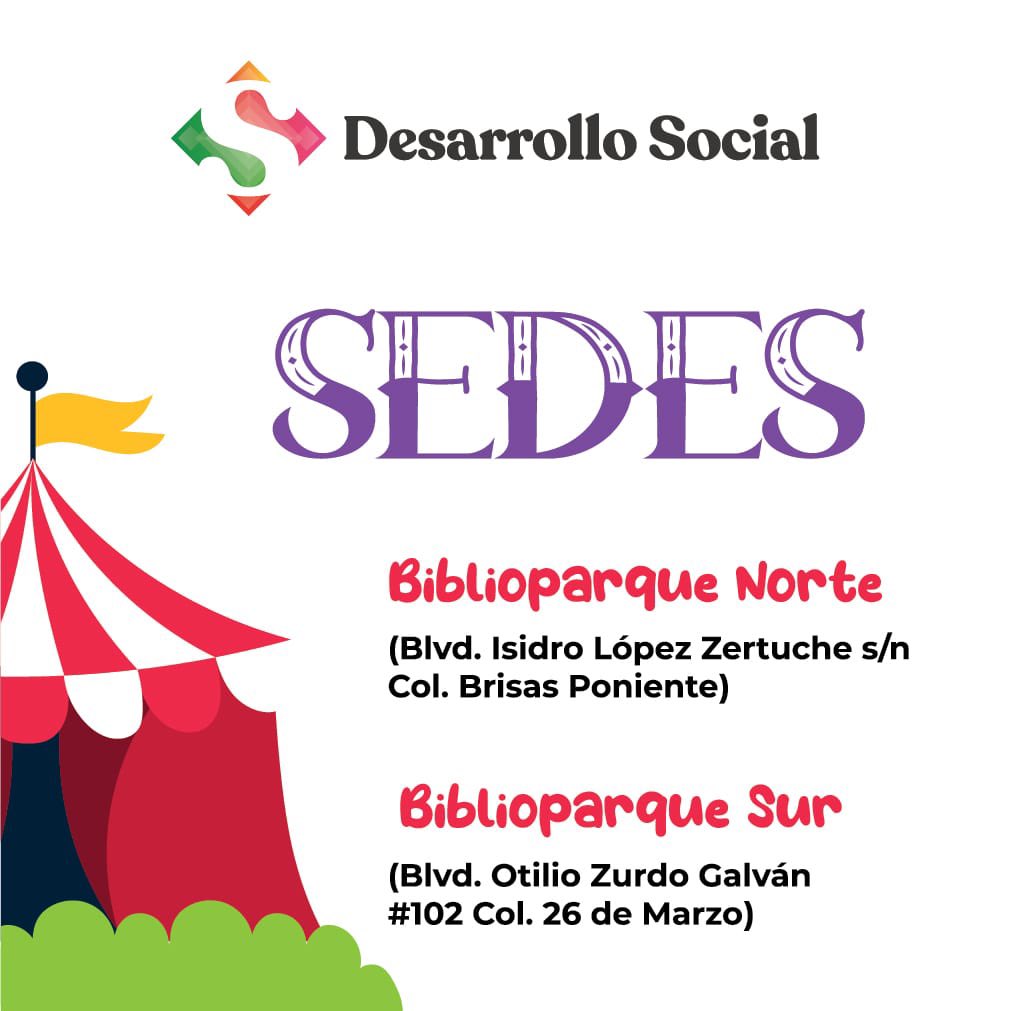 SaltilloGob's tweet photo. El Gobierno Municipal de Saltillo, a través del DIF Saltillo, en coordinación con la Dirección de Desarrollo Social, te invitamos a nuestro Curso de Verano 2023 del 24 de julio al 04 de agosto en los Biblioparques Sur o Norte, https://t.co/vcd1Xl3nZO