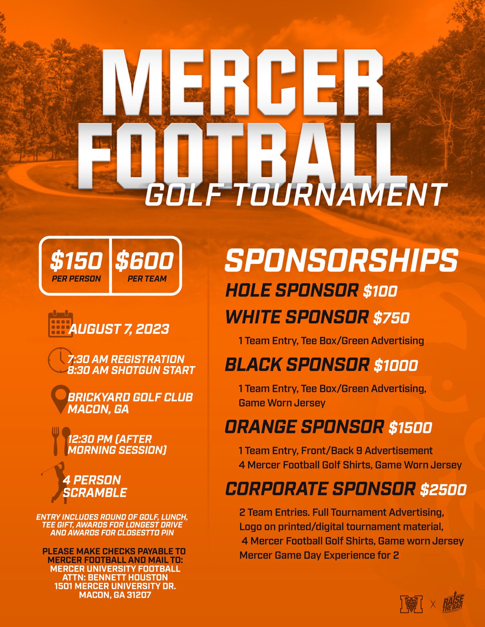 Mercer Football on Twitter "The 10th Annual Mercer Football Golf