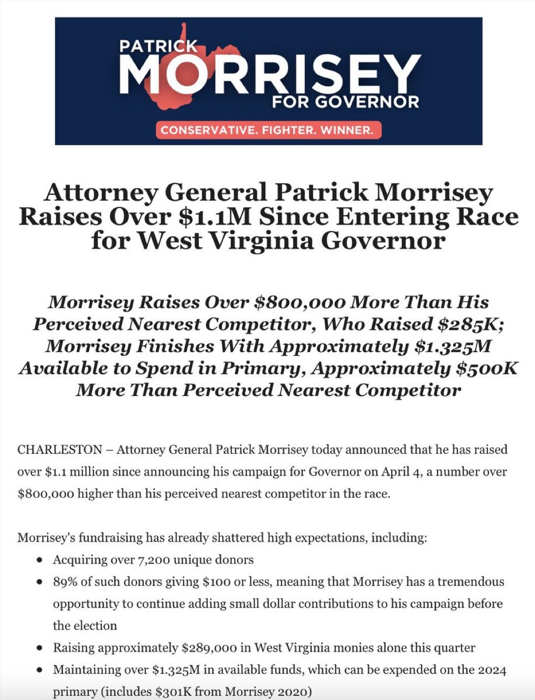 The Calvin Coolidge Project on Twitter: "🚨Update: West Virginia AG ...