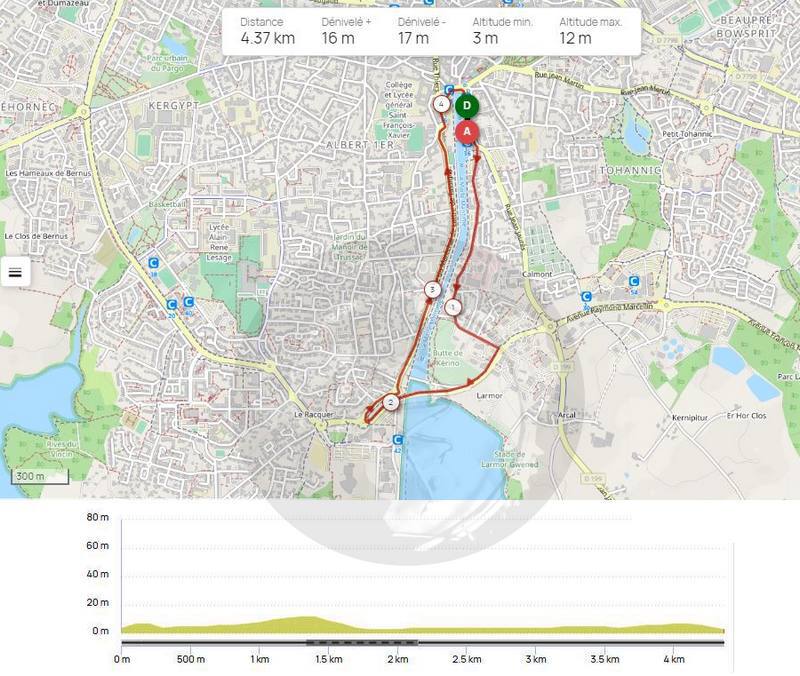 Grand Prix de la ville de Vannes, course cycliste organisée par le Véloce Vannetais Cyclisme le 12 juillet 2023 pour les élites, open 1.2.3 et access 1.2

Distance 4,4 km x 20 tours
Départ 20h00 port de Vannes