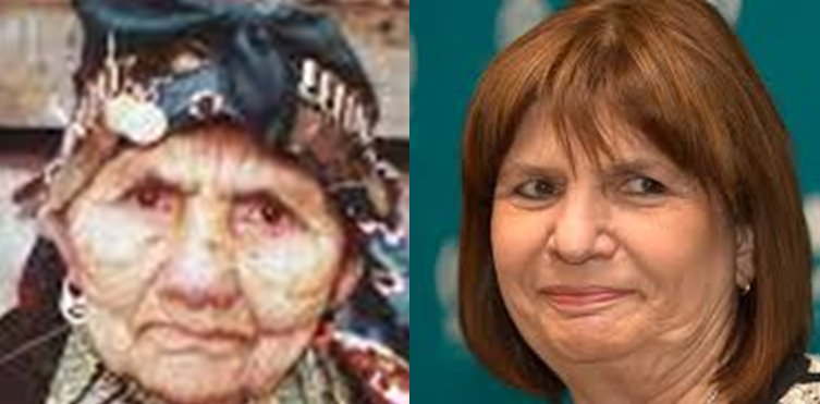 Tewhok's tweet photo. Patricia Bullrich sería hija ilegítima de mujer mapuche.
#NextPress https://t.co/VR1XMAVfUQ