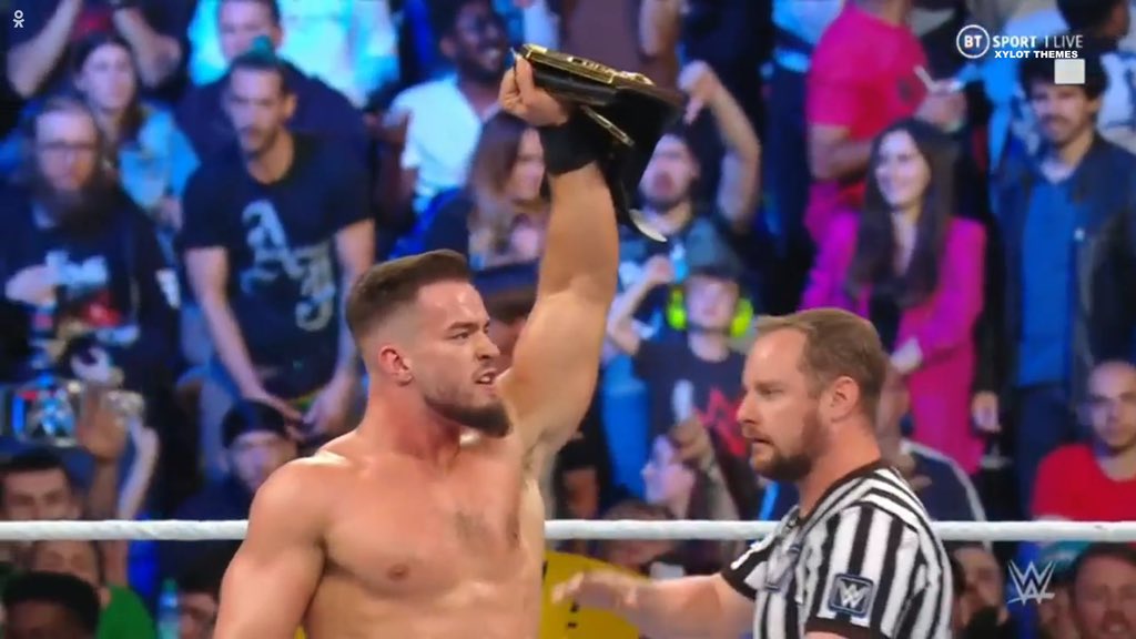 SKWrestling_'s tweet photo. Who will dethrone Theory? 🤔
#SmackDown #WWE https://t.co/gKg3xyfLNS