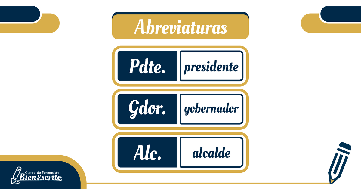 BienEscrito_'s tweet photo. ☝️ ¿Cuál es la abreviatura de «alcalde»?

#Abreviaturas #BienEscrito #CentroDeFormaciónBienEscrito https://t.co/5Px0hAmBSM