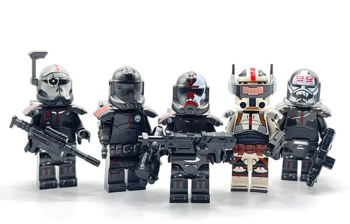 Excited to share the latest addition to my #etsy shop: Star Wars Bad Batch Clone Force 99 Minifigures Set of 5pcs Weapons &amp; Accessories building blocks etsy.me/44E7wpb #minifigures #buildingblocks #lego #starwars #starwarsbadbatch #mandalorian #anakin #building
