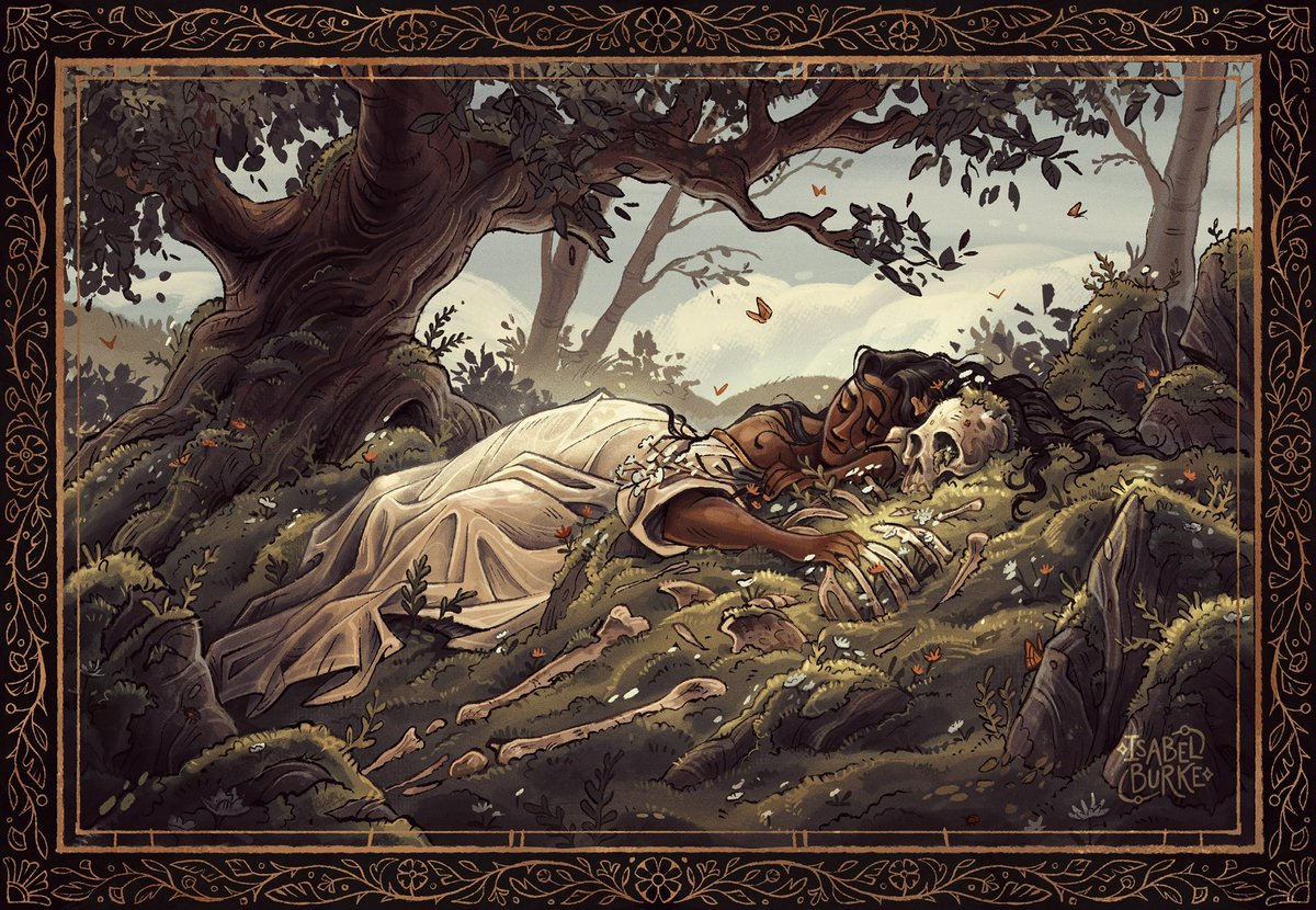 flightlessart's tweet image. the resting place🪦🌿🌼