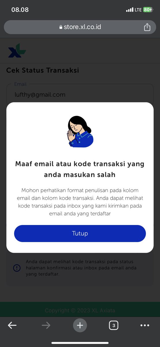 lufthyuty's tweet photo. @myXLCare halo saya ada pemesanan esim dengan nomor order  WEBXLSTOREESIMGOPAY-668817906025 sudah saya bayar tp gaada follow up nih aneh bgt! Di track order jg ga muncul, tlg dibantu ya! https://t.co/DFYWn6rd2N