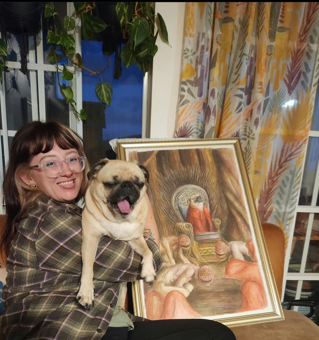 adxlinx04's tweet photo. First International client from Hawaii ♡

Size: 20" x 30"
Medium: Watercolor

Open for commission
International shipping available 🛫
#art #traditional #hawaii #petportrait #dog #pugpuppy #commission https://t.co/3nAWAYgJBH