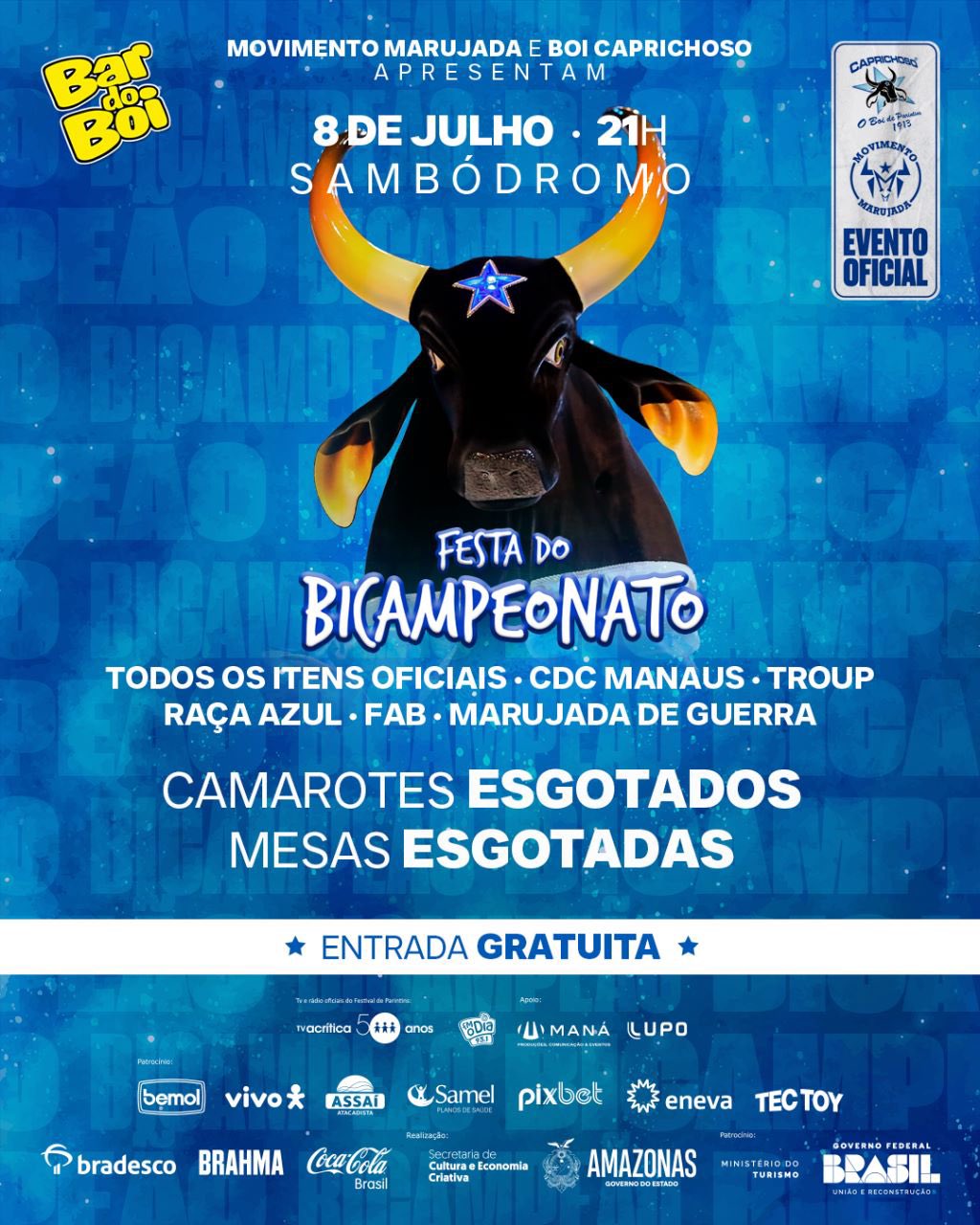 Boi Caprichoso on Twitter: "Atenção, nação azul e branca 🤩 Amanhã, a ...