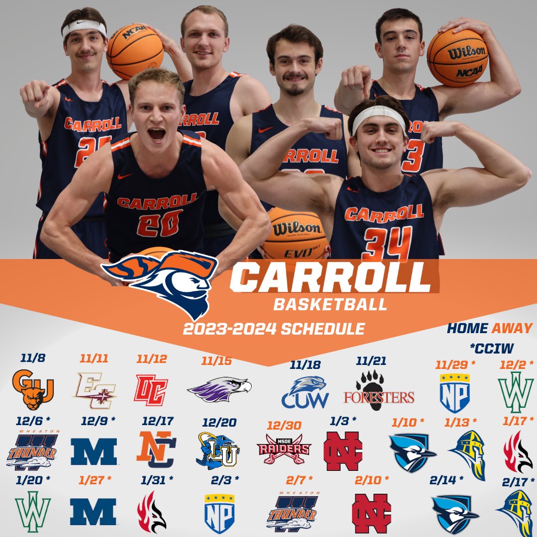 Carroll U Basketball tweet media