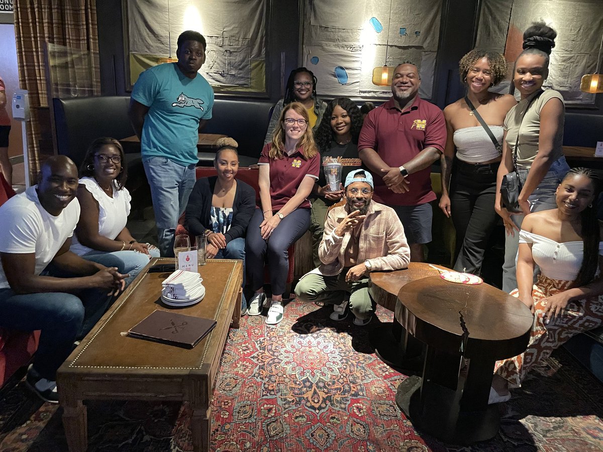 BMHSMustangs's tweet photo. The BMHS Team had an incredible time at our Atlanta Alumni Mixer! Thank you so much to everyone who joined us. Stay tuned for future events! #bmhsfamily #bmhspride #Mustangsforlife https://t.co/mbESSSf8NH
