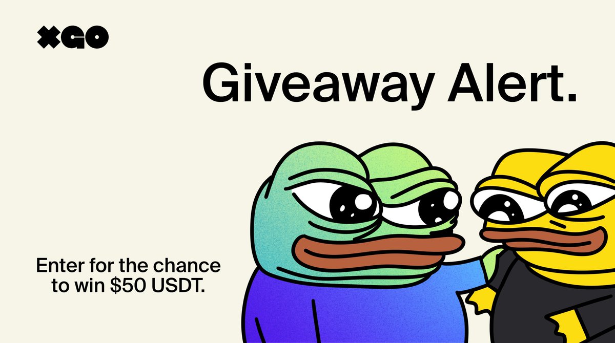 Giveaway Alert! We're giving away $50 $USDT to one lucky XGo follower who likes, retweets, and comments below with their XGo Wallet ID. Ends in 72 hours.

Don't have a Wallet ID? Claim yours for free on the XGo app:

iOS: apps.apple.com/bg/app/xgo-buy…
Android: play.google.com/store/apps/det…