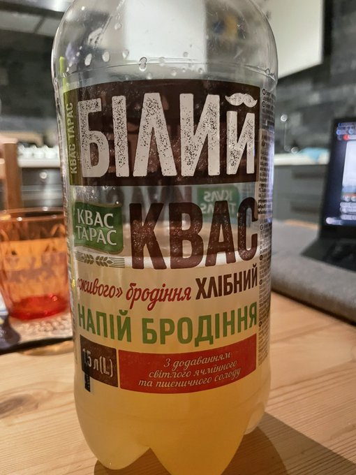 VolodyaTparody's tweet photo. I like Kvas. It's a nice refreshing drink. Should be available in all Ukrainian shops.
Since Ukraine should be a part of #Russia and therefore part of our shared heritage.
#nafo #Kvas #Vatnik https://t.co/pdQ797IL27