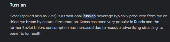 VolodyaTparody's tweet photo. I like Kvas. It's a nice refreshing drink. Should be available in all Ukrainian shops.
Since Ukraine should be a part of #Russia and therefore part of our shared heritage.
#nafo #Kvas #Vatnik https://t.co/pdQ797IL27