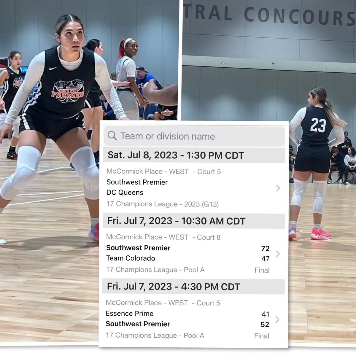 2-0 so far in Chicago in the Nike TOC Champions League Finals!