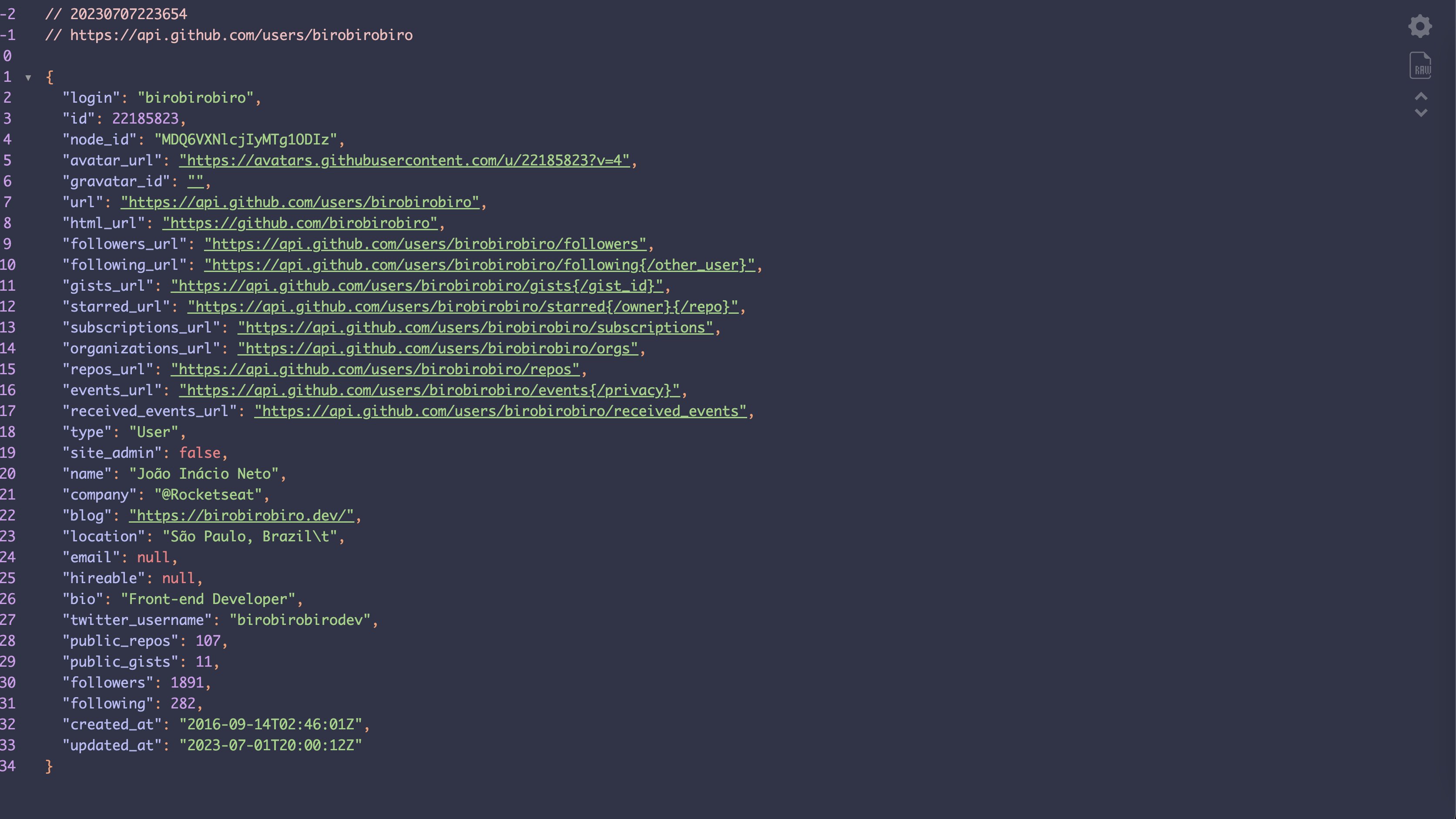 Jo o in cio neto biro on twitter se voc usa a extens o json