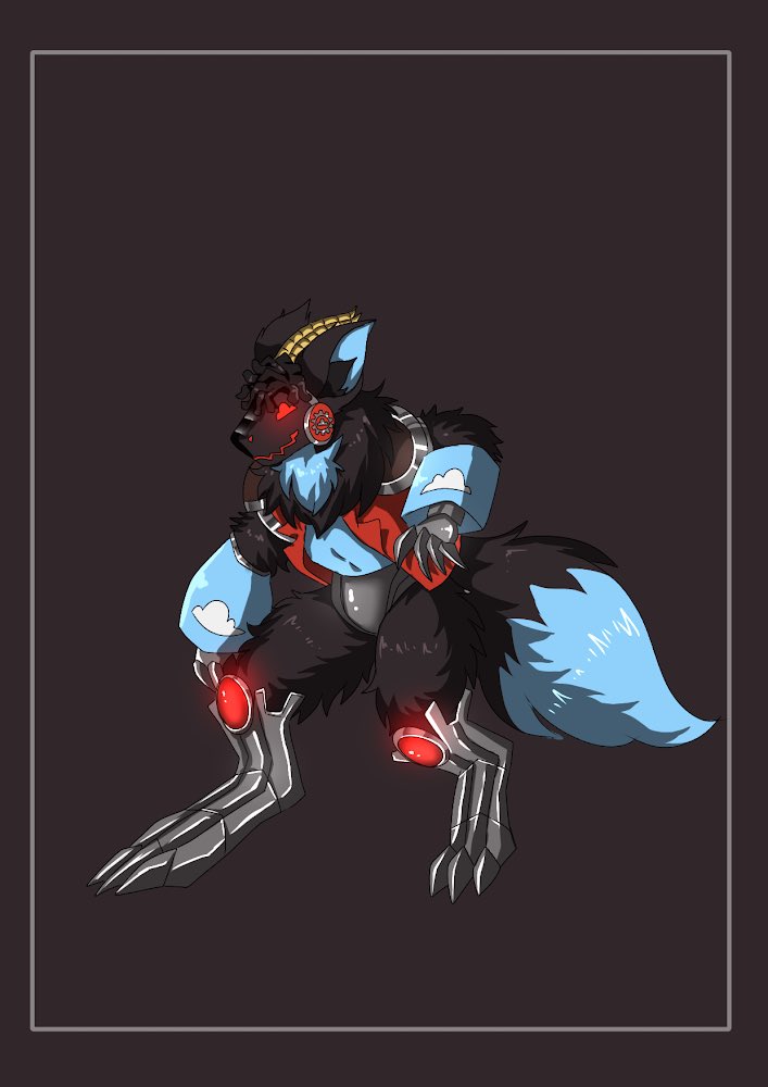 charty_fred's tweet image. Danger mode on ❌
#protogen #furry #robot